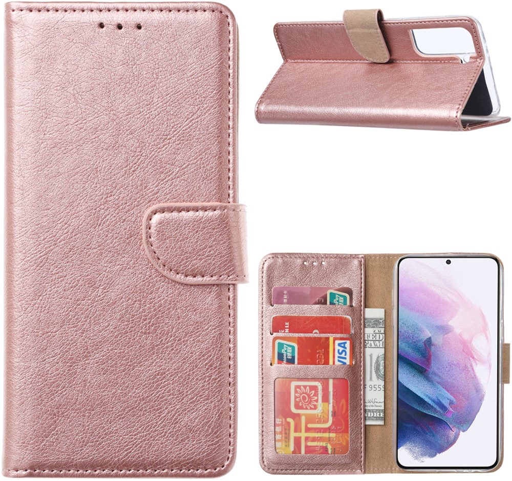 Book Case Samsung Galaxy S21 - Rose Goud