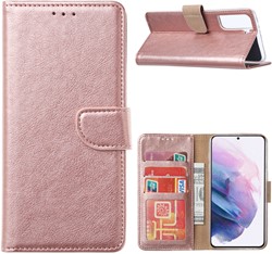 Book Case Samsung Galaxy S21 - Rose Goud