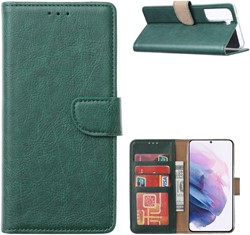 Book Case Samsung Galaxy S21 - Groen