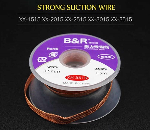 B&R Soldering Wire 3.5mm/1.5m XX-3515