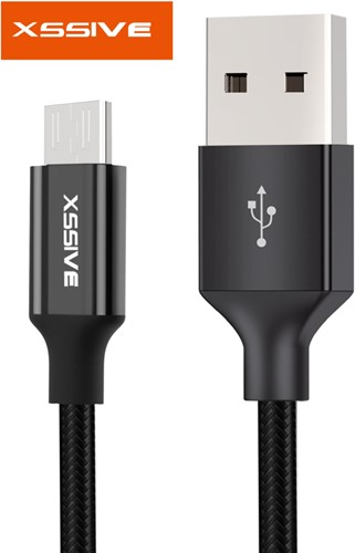 Xssive Braided USB Micro Cable 2m
