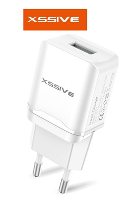 Travel Charger 1A met 8-Pin Cable (for iPhone) XSS-AC52L - Wit