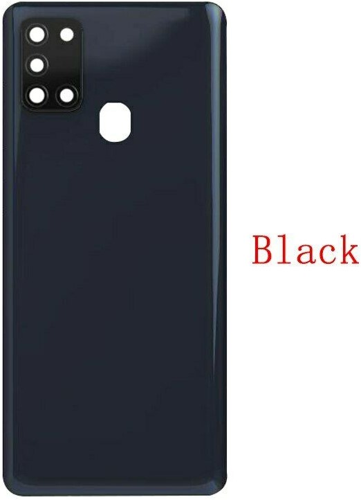 Battery Cover Compatible Galaxy A21s - Zwart