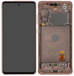 LCD Display Service Pack Galaxy S20FE G780 GH82-24219F - Orange