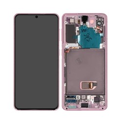 LCD Display Service Pack Galaxy S21 G991 GH82-24545B (with Camera) - Violet