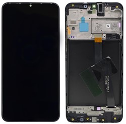 LCD Display Galaxy A10/M10 with Frame NEW/ORG - Zwart