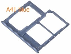 Galaxy A41 Simcard Tray - Blauw