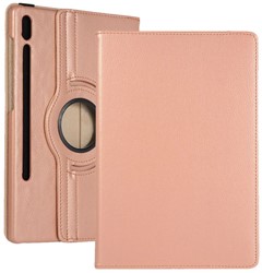 Tablet hoes 360gr.draaibaar Galaxy Tab S7FE T730 - Rose Goud