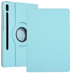 Tablet hoes 360gr.draaibaar Galaxy Tab S7FE T730 - Licht Blauw