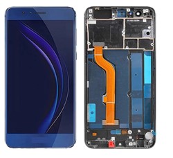 Honor 8 - LCD Display Compleet with Frame - Blauw