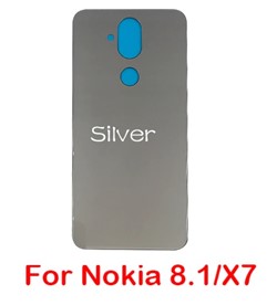 Battery Cover Nokia 8.1 - Silver