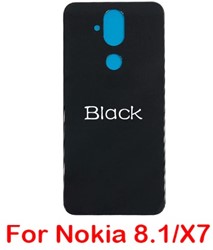 Battery Cover Nokia 8.1 - Black