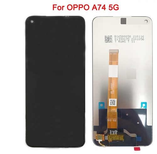 Oppo A74 5G - LCD Display Complete no Frame - Zwart