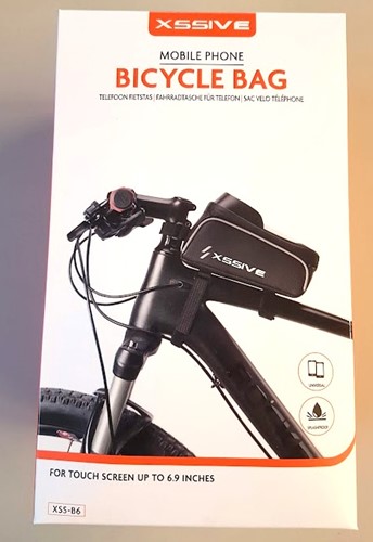 Xssive Universal Bicycle Bag XSS-B6 up to 6.9 inch - Zwart