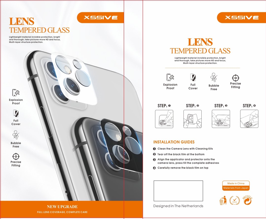 Xssive Tempered Glass Camera Lens iPhone 13 Pro(Max) Clear MondiParts B.V.