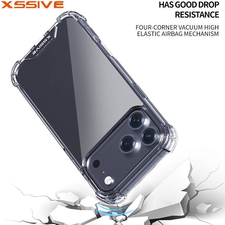 Xssive Anti Shock Back Cover iPhone 17 Air - Clear-3