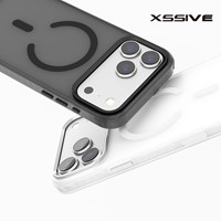 Xssive Back Case Color Clear Serie for Magsafe iPhone 17 - Black-2