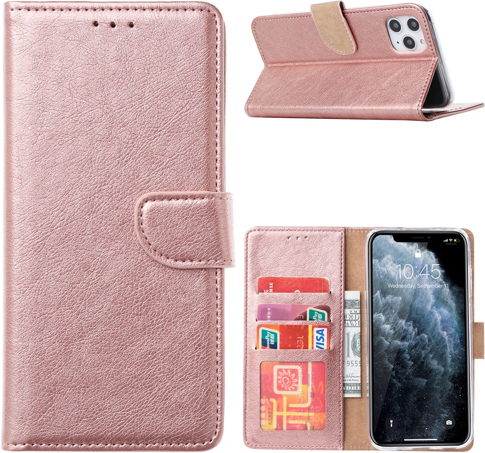 Book Case iPhone 15 Pro - Rose Gold