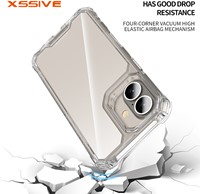 Xssive Anti Shock Back Cover iPhone 16 Pro - Clear-3
