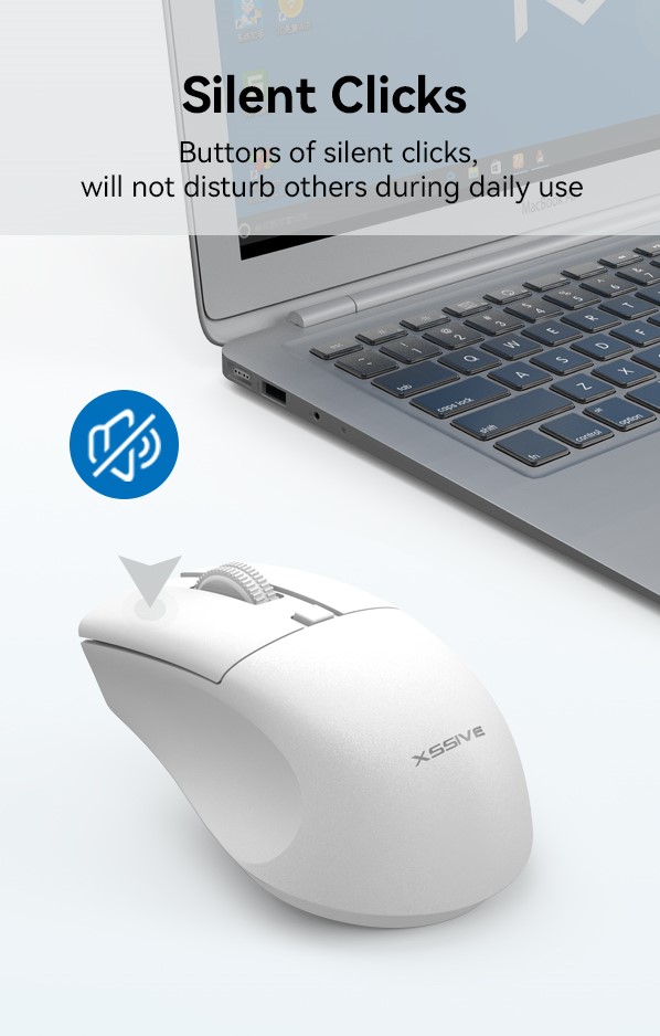 Xssive Bluetooth Wireless Mouse XSS-MSRG - Rose Gold-3