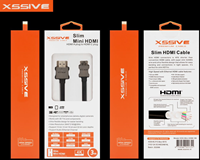 Xssive SLIM Mini HDMI Cable - 3m-3