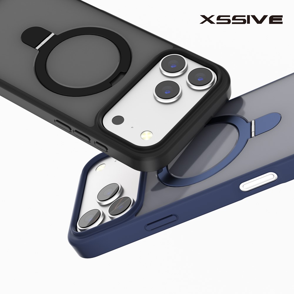 Xssive Back Case for Magsafe Ronde Stand iPhone 17 Air - Blue-2