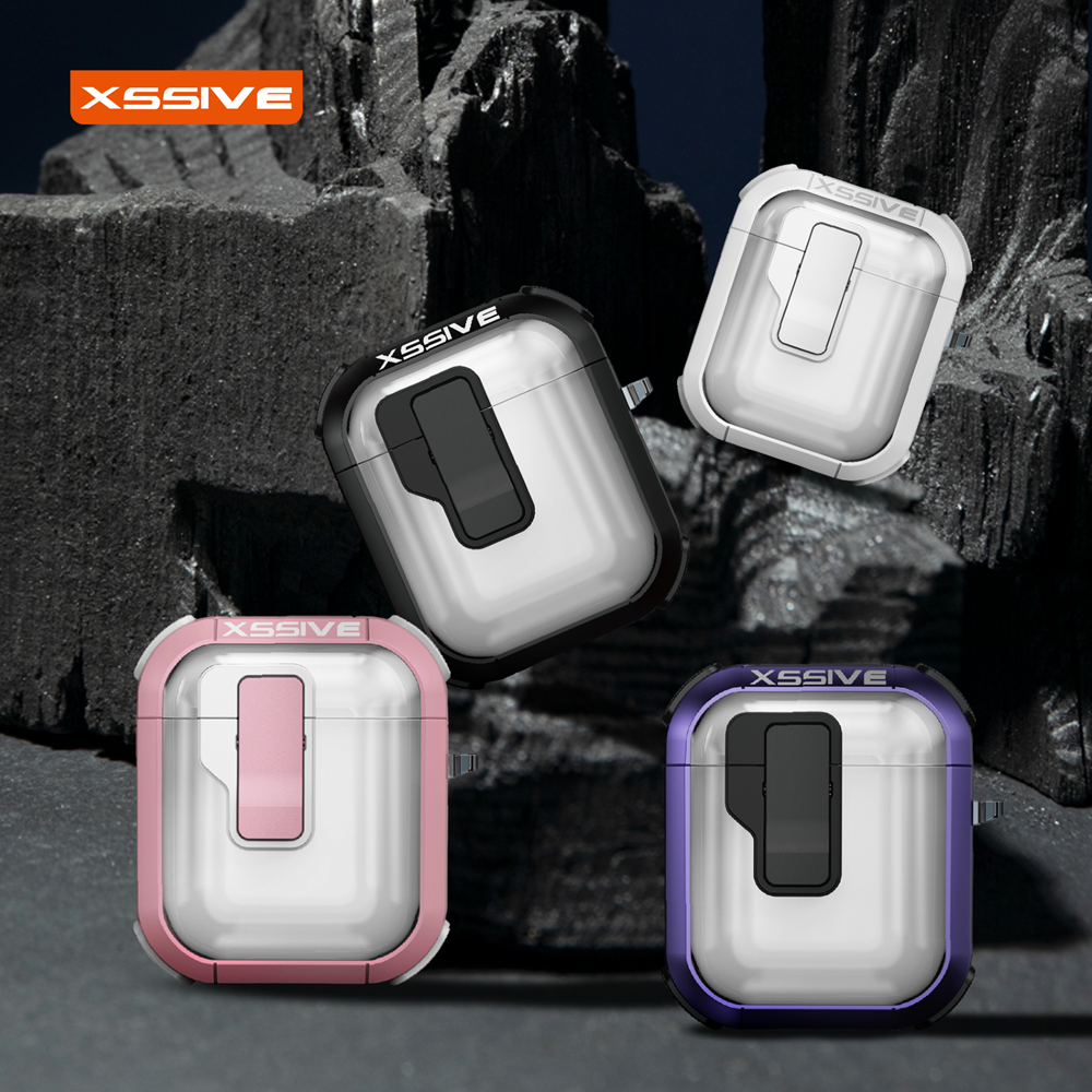 Xssive Protective Case for AirPods 1/2 XSS-PODSGUARD - Pink-3