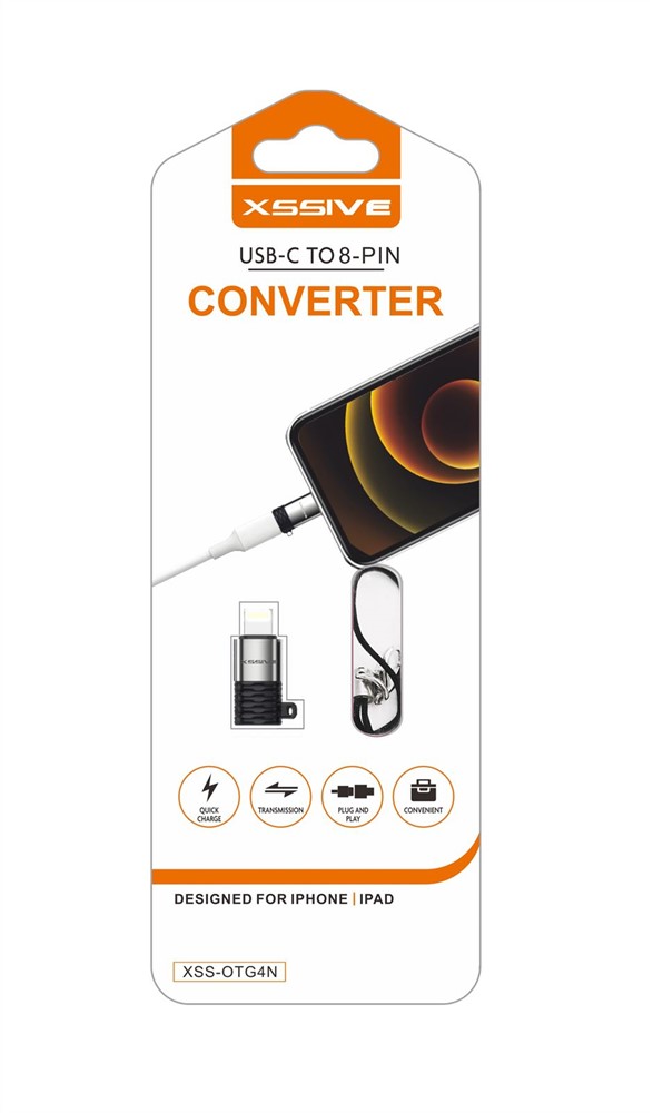 Xssive OTG USB-C to 8-Pin (iPhone) XSS-OTG4N-2