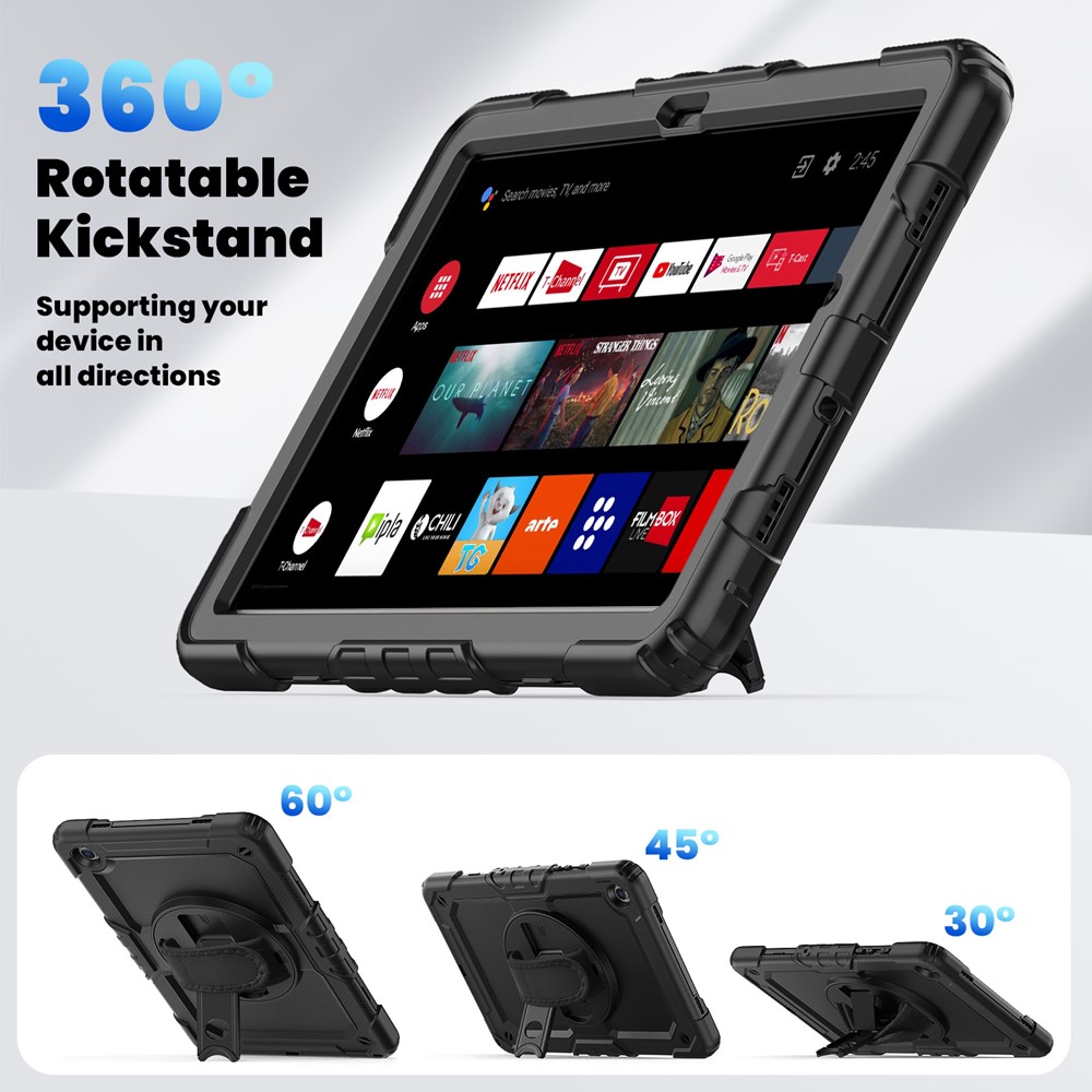 Xssive Tablet Protection Case Galaxy Tab A9 Plus - Black-3
