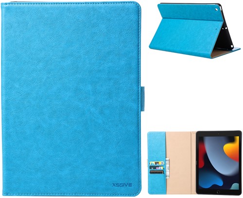 Xssive Book Tablet Hoes Apple iPad 10.2- Turquoise