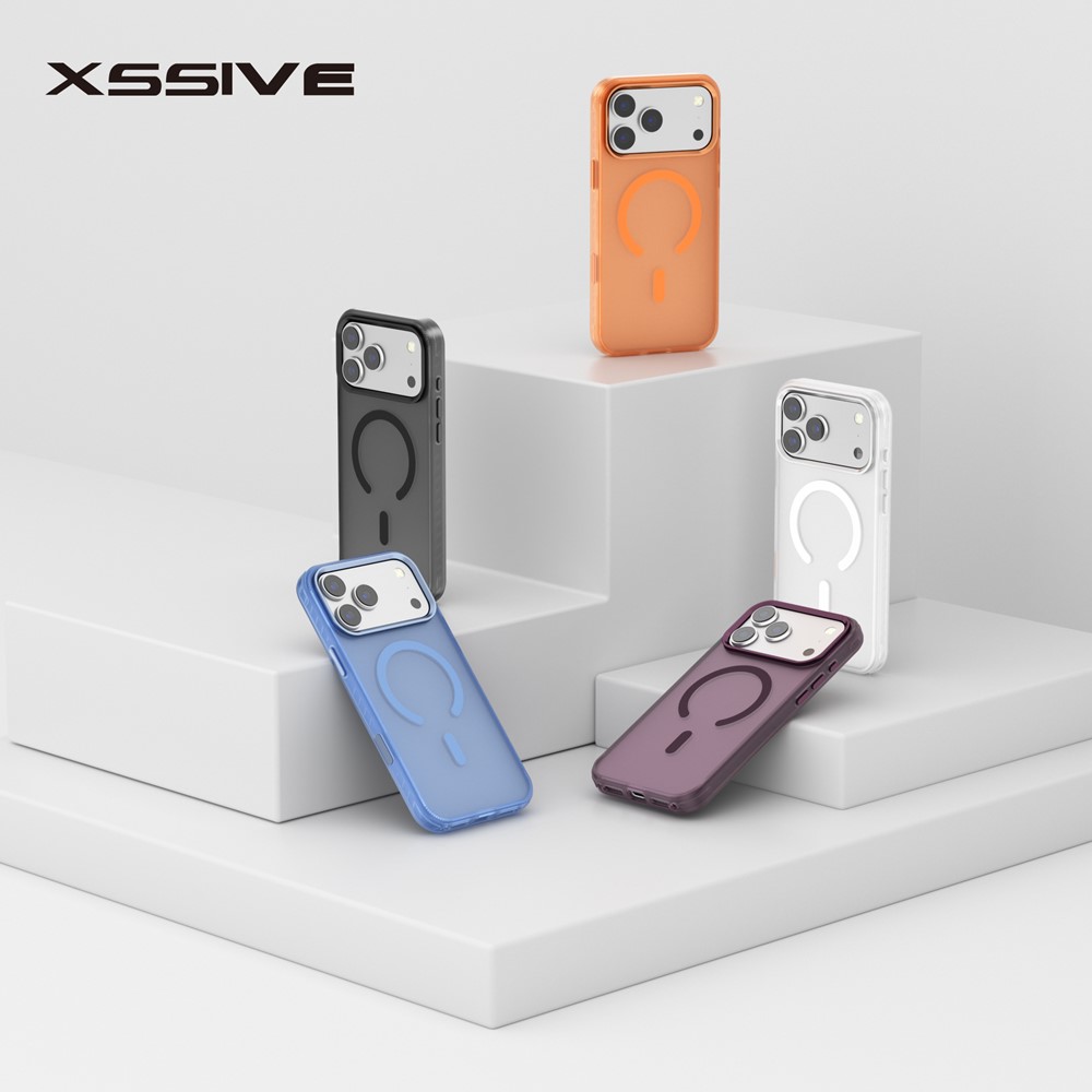 Xssive Back Case Color Clear Serie for Magsafe iPhone 17 Pro/18 Pro - Light Blue-2