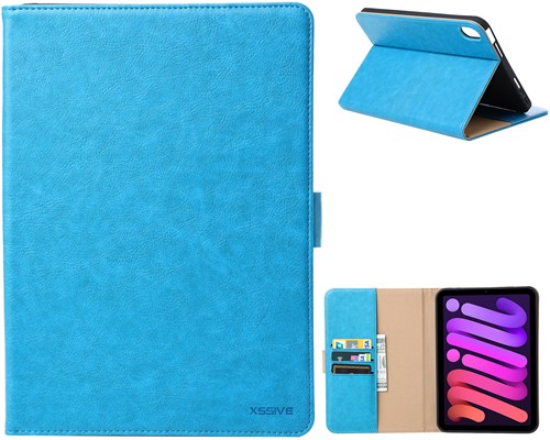 Xssive Book Tablet Hoes Apple iPad Mini 6 - Turquoise