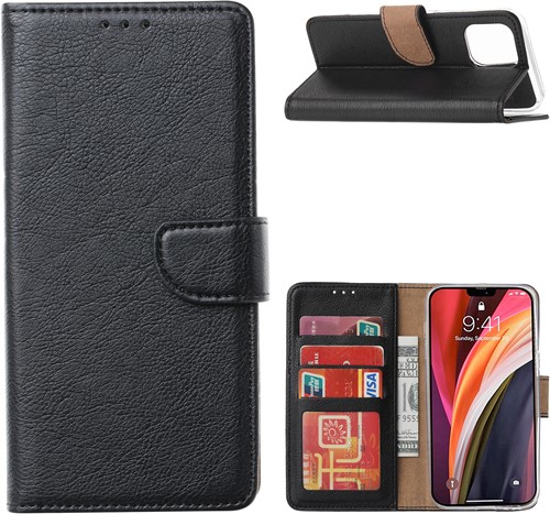 Book Case Apple iPhone 14 Pro Max - Zwart