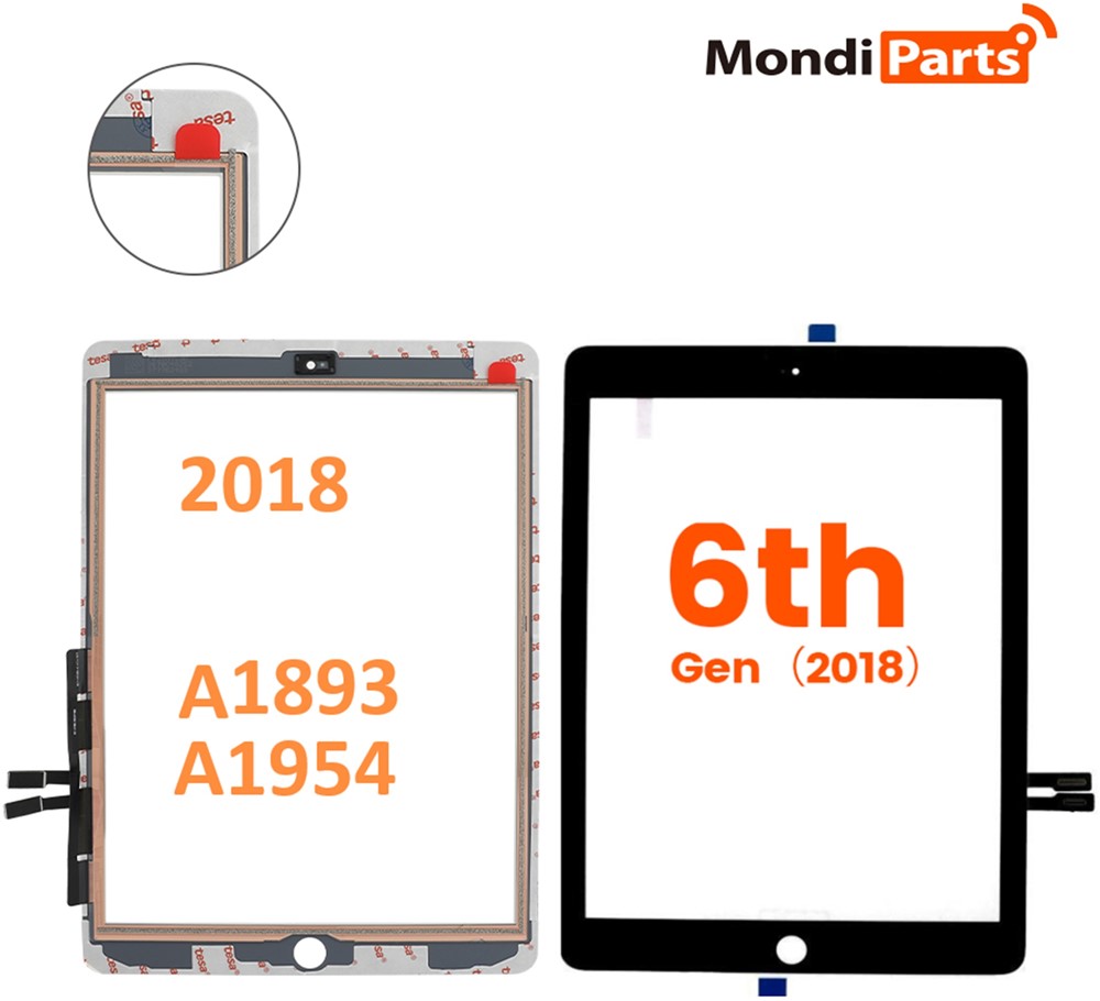 iPad 6th gen. 2018 - Touch Screen Compatible - Black