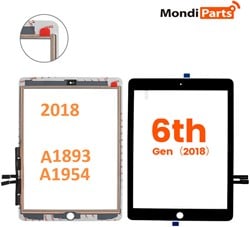 iPad 6e gen. 2018 - Touch Screen Compatible - Zwart