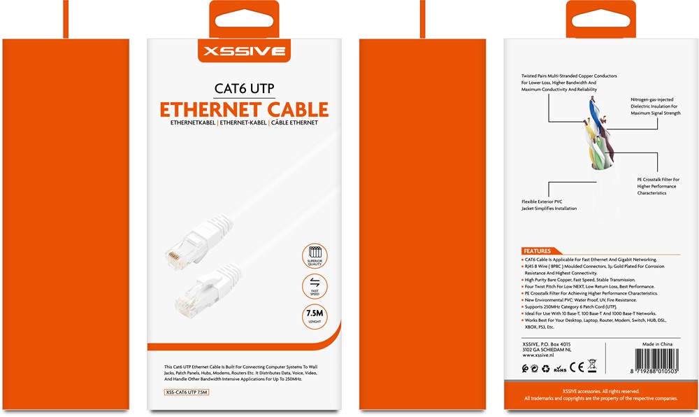 Xssive Ethernet UTP Kabel Cat.6 XSS-CAT6 UTP - 7.5m-2