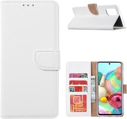 Book Case Samsung Galaxy A71 - Wit