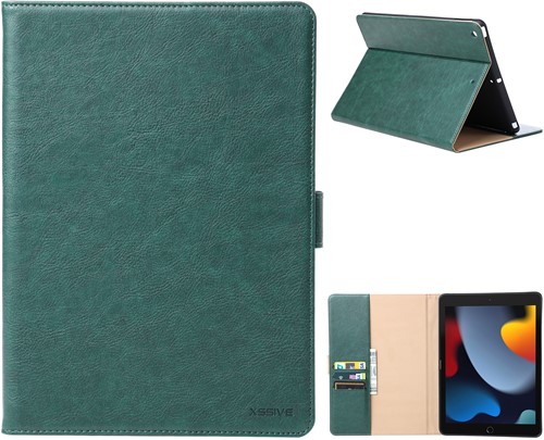 Xssive Book Tablet Hoes Apple iPad 10.2- Groen