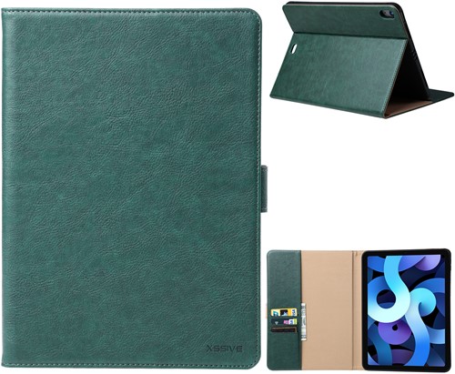Xssive Book Tablet Hoes Apple iPad Air 10.9 (2020) - Groen