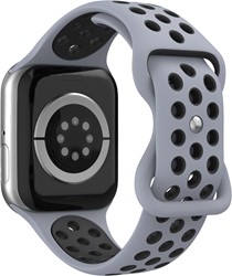 Xssive Honeycomb Silicone Watch Strap for Apple Watch 38/40/41/42mm - Grijs