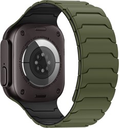 Xssive Magnetic Silicone Watch Strap for Apple Watch 38/40/41/42mm - Groen