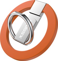 Xssive Foldable Magnetic Ring Holder & Stand XSS-RST01 - Orange