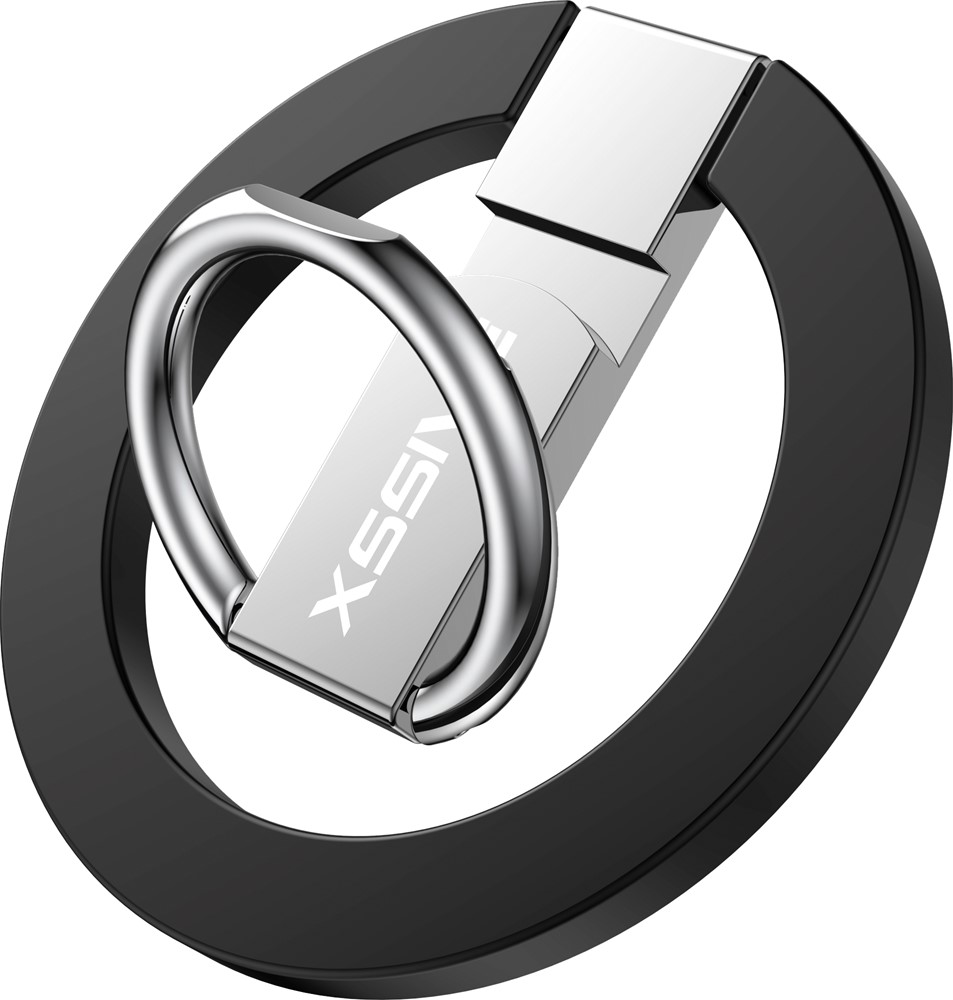 Xssive Foldable Magnetic Ring Holder & Stand XSS-RST01 - Zwart