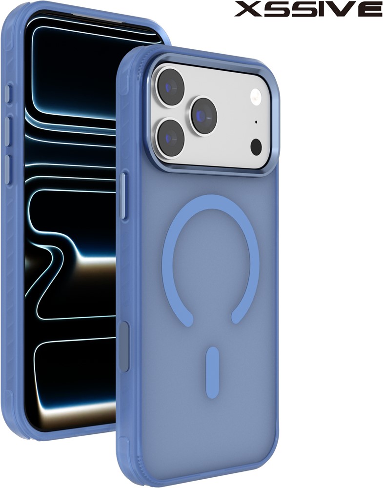Xssive Back Case Color Clear Serie for Magsafe iPhone 17 Pro/18 Pro - Light Blue