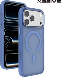 Xssive Back Case Color Clear Serie voor Magsafe iPhone 17 Pro/18 Pro - Licht Blauw