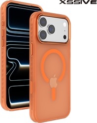 Xssive Back Case Color Clear Serie for Magsafe iPhone 17 Pro/18 Pro - Orange