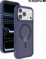 Xssive Back Case Color Clear Serie for Magsafe iPhone 17 Pro/18 Pro - Dark Blue