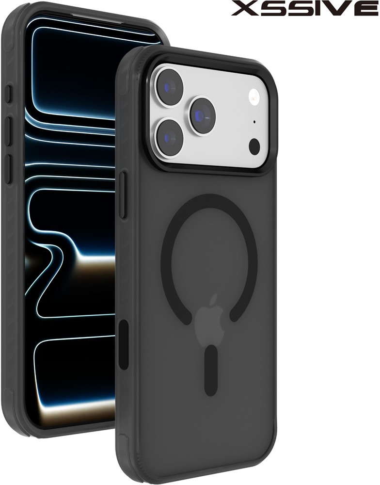Xssive Back Case Color Clear Serie for Magsafe iPhone 17 - Black