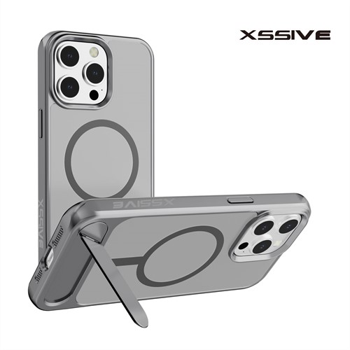 Xssive Back Case voor Magsafe with STAND2 iPhone 11 - Grijs