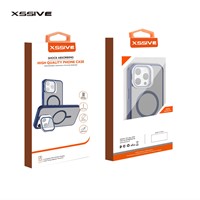 Xssive Back Case voor Magsafe with Lens Standard iPhone 16 Pro Max - Blauw-2